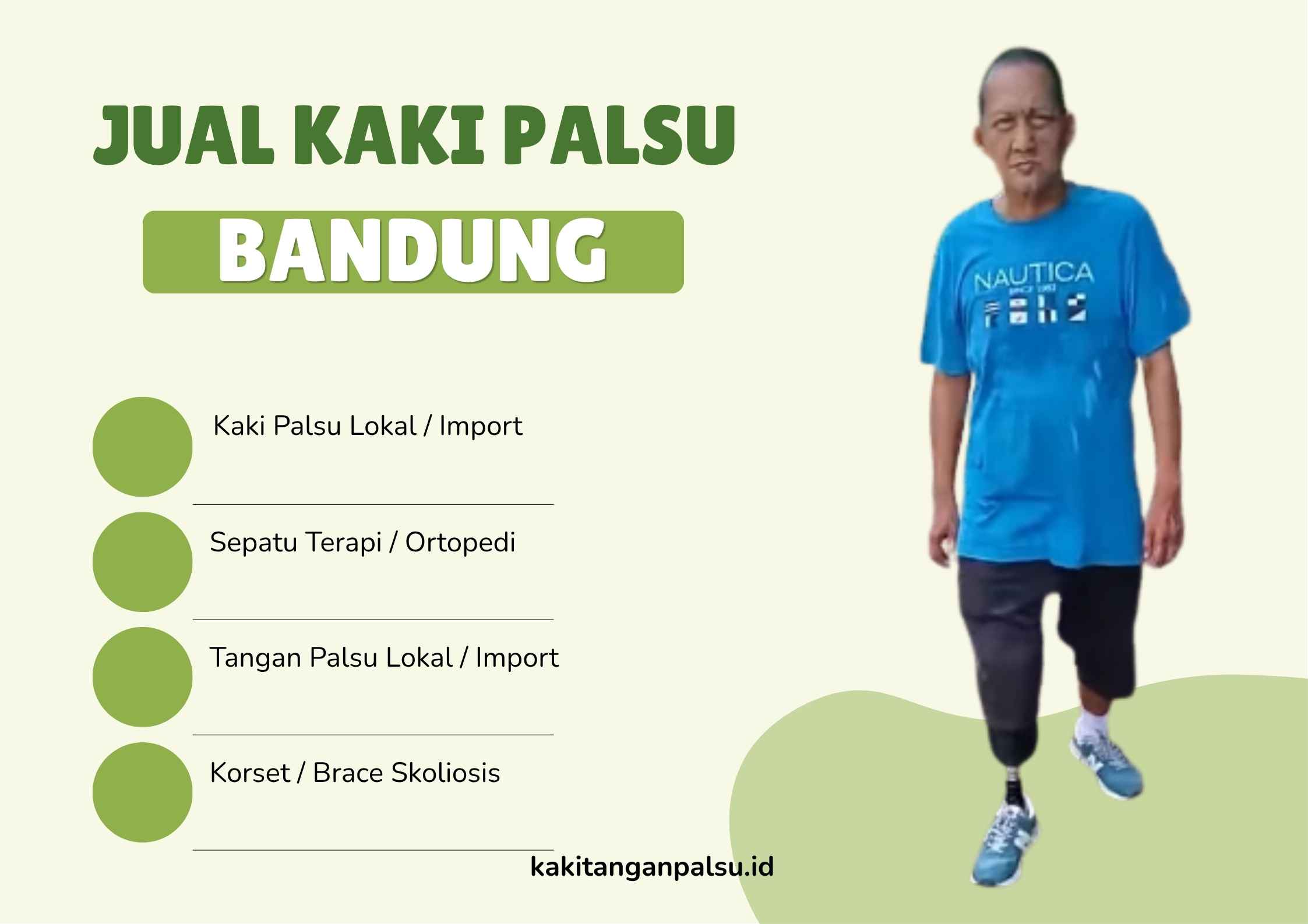 Jasa Pembuatan Kaki Palsu Bandung
